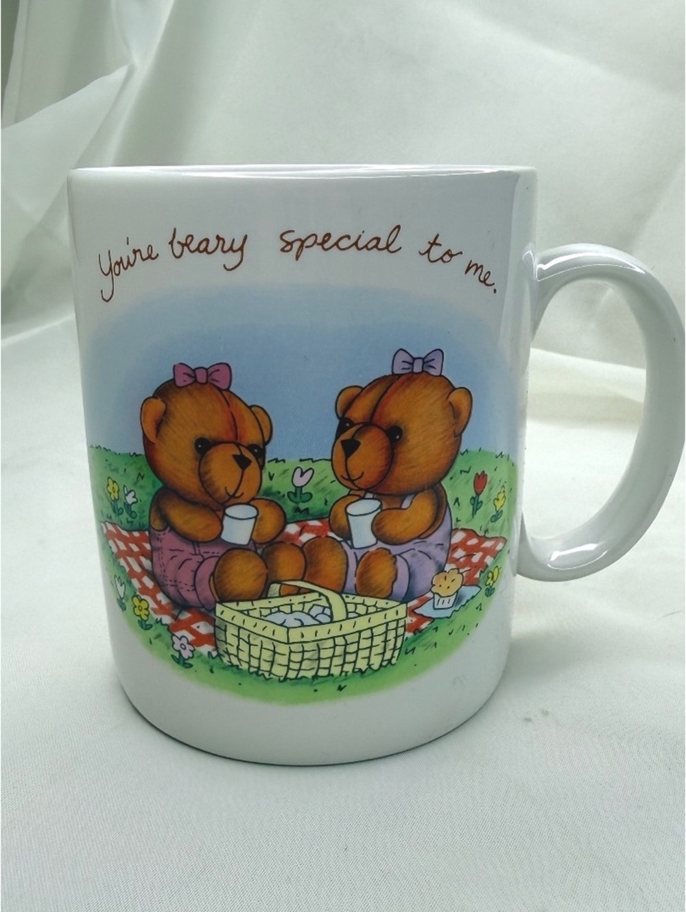 Avon Teddy Bear Mug You’re Beary Special Vintage 1980s